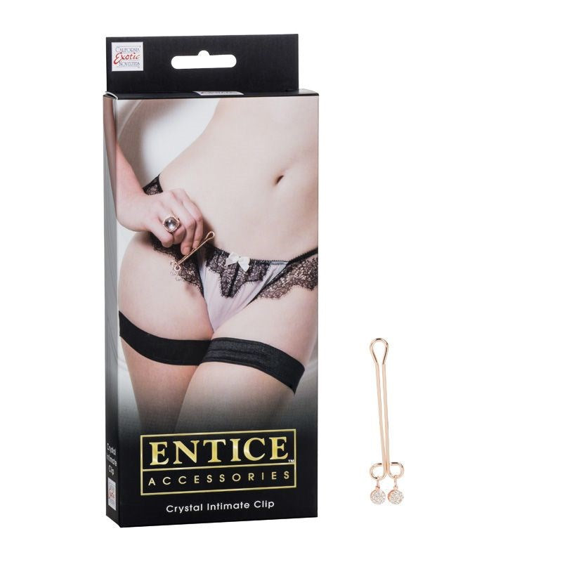 California Exotics Entice Accessories Crystal Intimate Clitoral Clip - - Fancy Dress Ups