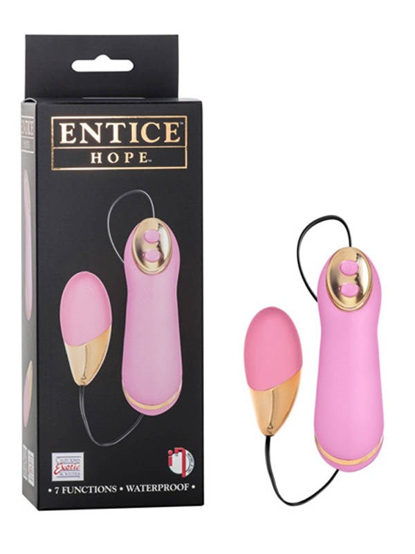 California Exotics Entice Hope Vibrating Bullet Massager Remote - - Love Eggs and Kegel Exercisers