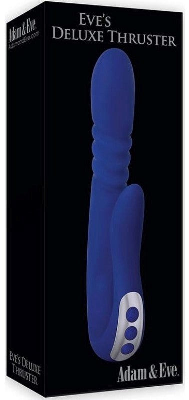 Adam & Eve Eves Deluxe Thruster Dual Motor Thrusting Vibrator - - Waterproof Vibrators