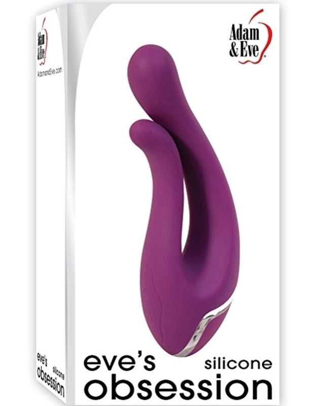 Adam & Eve Eves Obsession Dual Massager Hands Free G Spot Vibrator - - Rabbit Vibrators