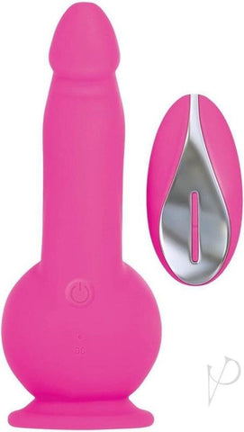 Evolved Ballistic Vibrating Dong Dual Motor Remote Control Vibrator - Realistic Dildos