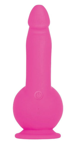 Evolved Ballistic Vibrating Dong Dual Motor Remote Control Vibrator - Realistic Dildos