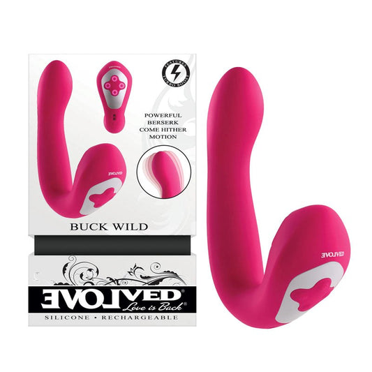 Evolved Buck Wild Flicking Vibrator Tap Thump Come Hither Wild Delight - - G-Spot Vibrators