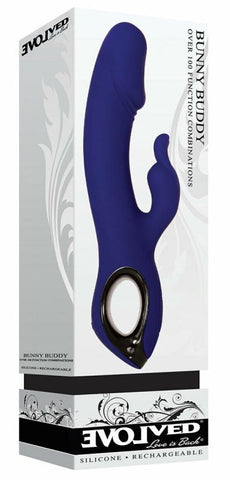 Evolved Bunny Buddy Dual Motor Rabbit Vibrator with LED Controls - Rabbit Vibrators