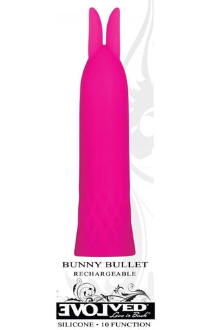 Evolved BUNNY BULLET 10 Speed Waterproof Pleasure with Bunny Ears - Bullet Vibrators
