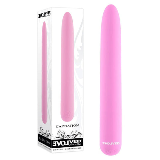 Evolved Carnation Slimline Vibe - - Bullet Vibrators
