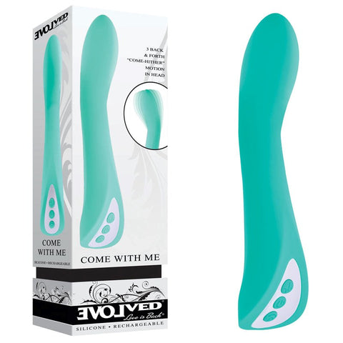 Evolved Dual Motor Pleasure Enhancer Come With Me with Come Hither Motion - G-Spot Vibrators