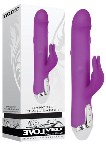 Evolved Dancing Pearl Rabbit Vibrator Dual Motor Customizable Sex Toy - Rabbit Vibrators