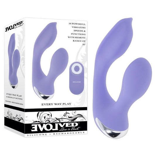 Evolved Compact Remote Controlled Vibrator with 10 Modes - - Rabbit Vibrators