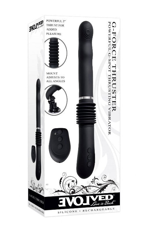 Evolved G-Force Thruster Black Hot Seller Sex Toy - - Luxury Sex Toys