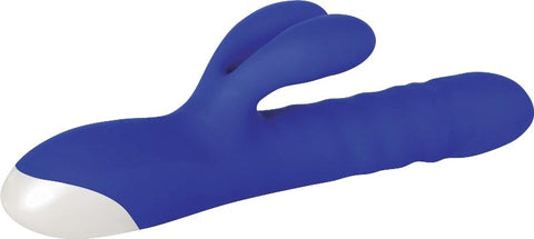 Evolved Grand Slam Thrusting Rabbit Vibrator with Rotating Beads - Rabbit Vibrators
