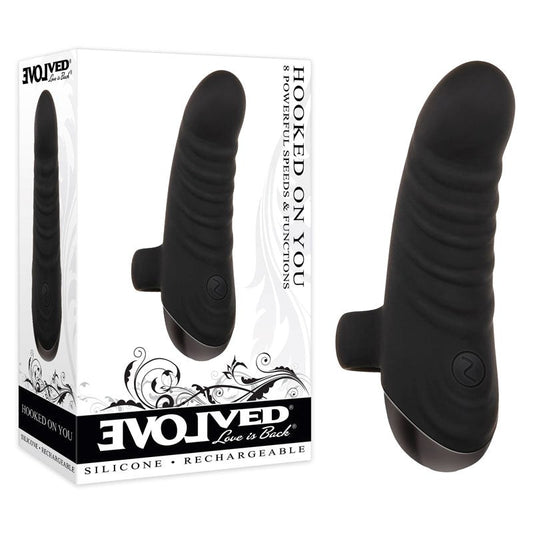 Evolved Hooked On You - Powerful Finger Vibrator for Sensual Exploration - - Finger and Tongue Vibrators