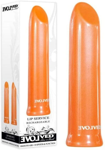 Evolved Lip Service Lipstick Bullet Vibrator with 10 Speeds - Bullet Vibrators