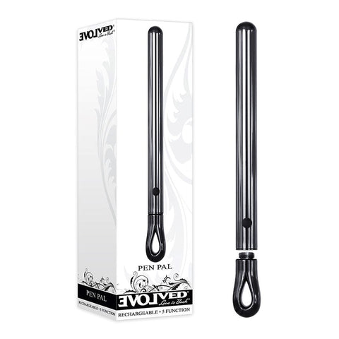 Evolved Pen Pal Rechargeable Luxury Metal Vibrator for Discreet Pleasure - Bullet Vibrators
