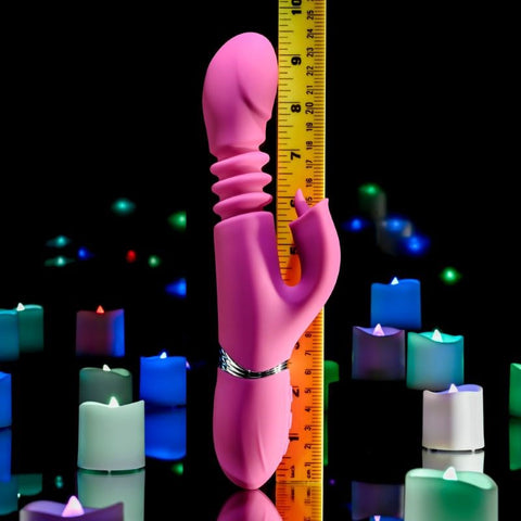 Evolved Pink Dragon Vibrator with 10 Vibration Modes - Rabbit Vibrators