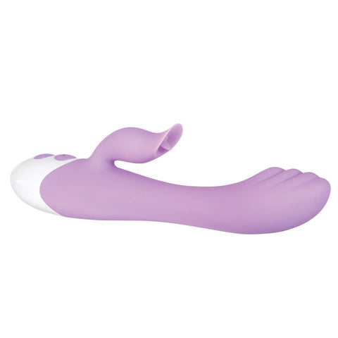 Evolved Pleasing Petal Lilac Vibrator Multiple Speeds for Clitoral Stimulation - Rabbit Vibrators