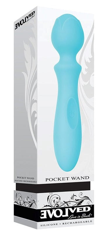 Evolved Pocket Vibrating Silicone Body Wand - - Waterproof Vibrators