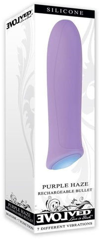 Evolved Purple Haze Rechargeable Bullet Vibrator 7 Vibration Patterns - Bullet Vibrators
