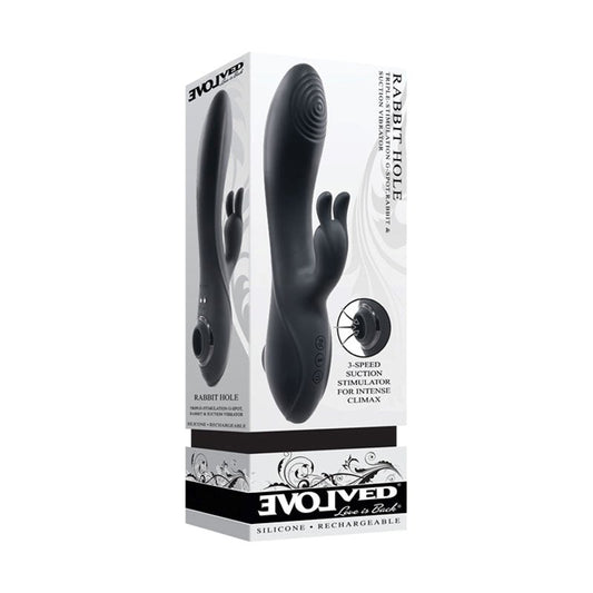 Evolved RABBIT HOLE - Indulge in Tri-Sensational Bliss - - Rabbit Vibrators