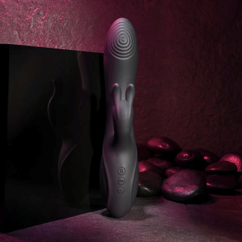 Evolved RABBIT HOLE Pulsing Vibrator with 3 Powerful Sensations - Rabbit Vibrators