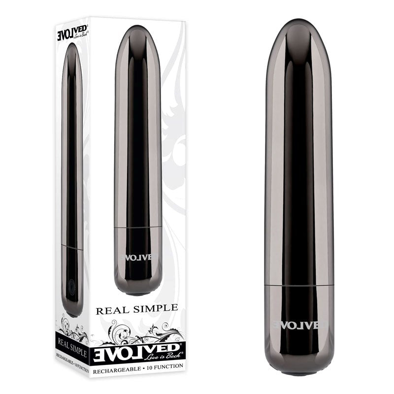 Evolved REAL SIMPLE Bullet - Powerful, Waterproof Pleasure Anytime - - Bullet Vibrators