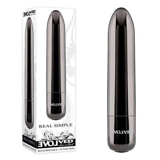 Evolved REAL SIMPLE Bullet - Powerful, Waterproof Pleasure Anytime - - Bullet Vibrators