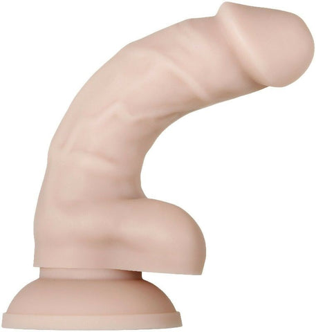 Evolved Real Supple Silicone Poseable 6 inch Dildo with Bendable Core - Realistic Dildos