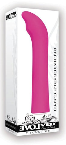 Evolved Rechargeable G Spot Stimulator Maximum Pleasure Curved Vibrator - G-Spot Vibrators