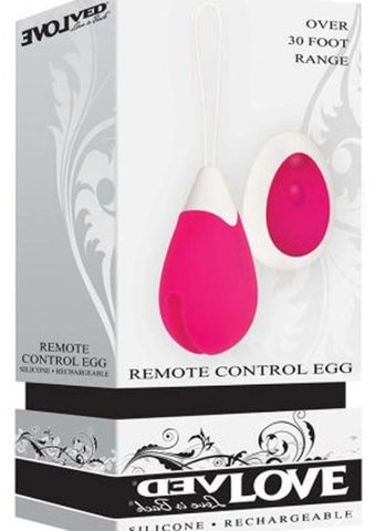 Evolved Remote Control Egg with Ten Vibration Patterns and Wireless Control - Remote Control Vibrators