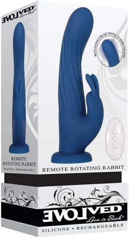 Evolved Remote Rotating Rabbit Dual Stimulation Vibrator with Wireless Control - Rabbit Vibrators