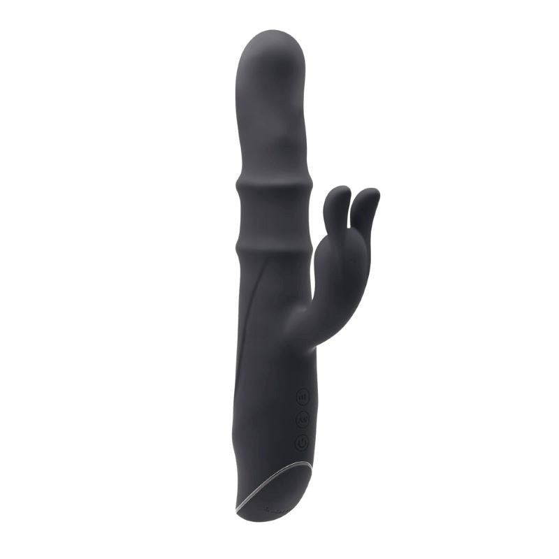 Evolved Ringmaster Black Edition Delight Cock Ring with Vibration - - Rabbit Vibrators