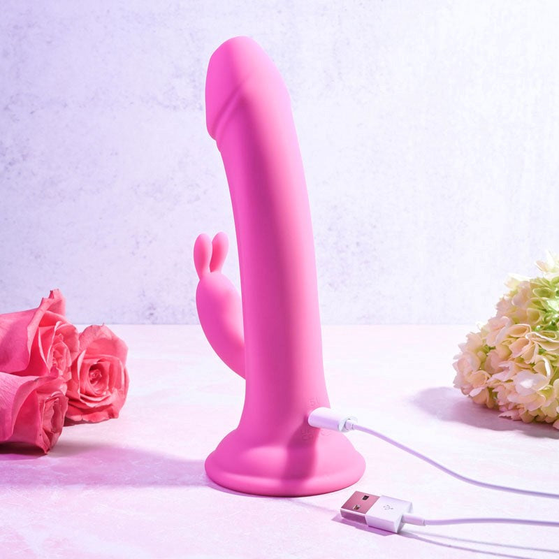Evolved Somebunny To Love Pink Rabbit Vibrator with 10 Vibration Modes - - Rabbit Vibrators