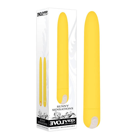 Evolved Sunny Sensations Yellow Vibrator with Multiple Modes & Waterproof Design - Bullet Vibrators