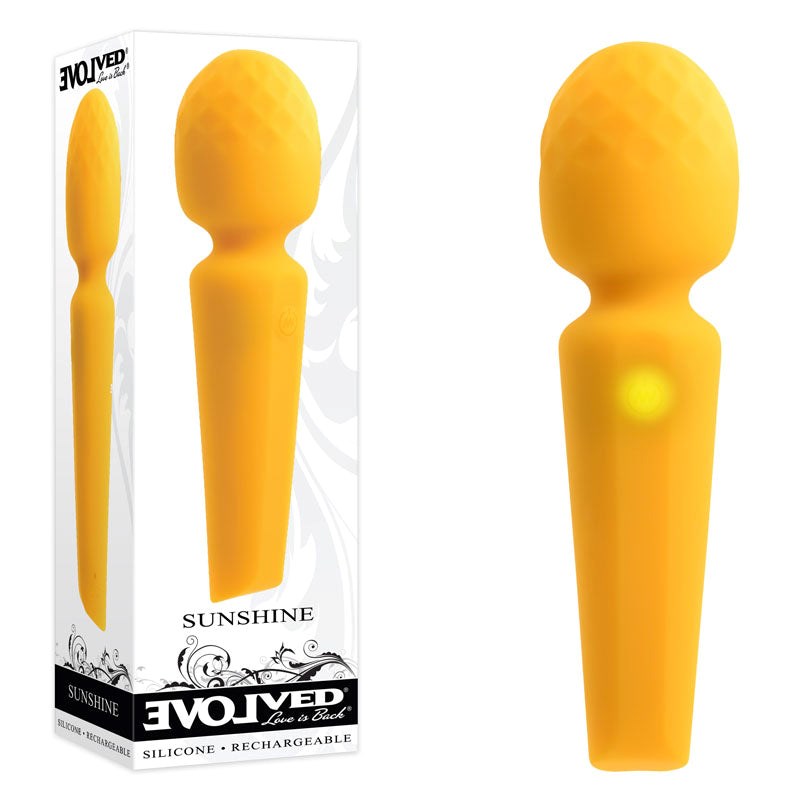 Evolved's Rechargeable Sunshine Massage Wand - Blissful Experiences - - Body Wands