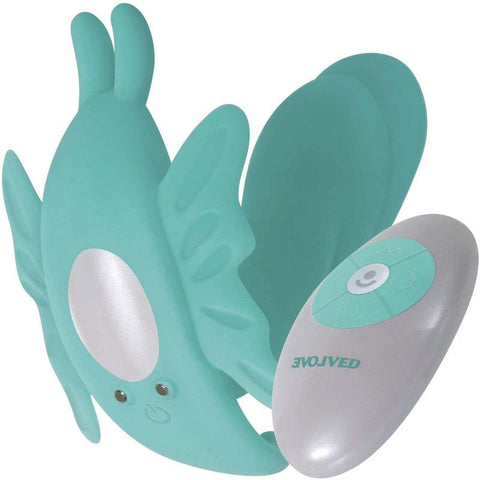 Evolved The Butterfly Effect Dual Motor Clitoral G Spot Vibrator - Remote Control Vibrators