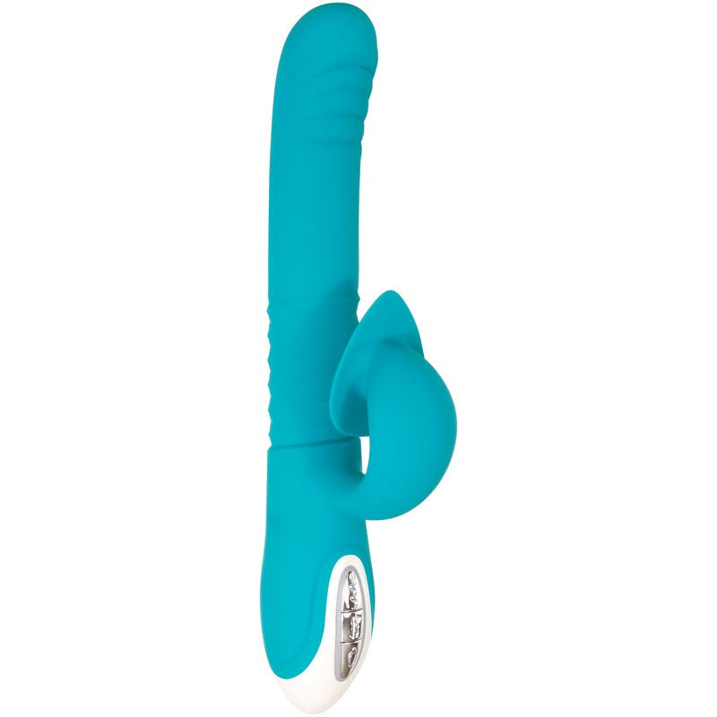 Evolved Elevate Your Pleasure with The Evolved Show Stopper Teal Vibrator - - Rabbit Vibrators