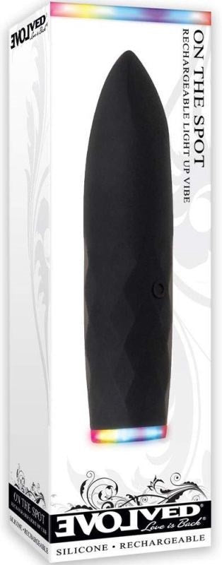 Evolved Pleasure Illuminator - The Spot Rechargeable Bullet Vibe - - Bullet Vibrators