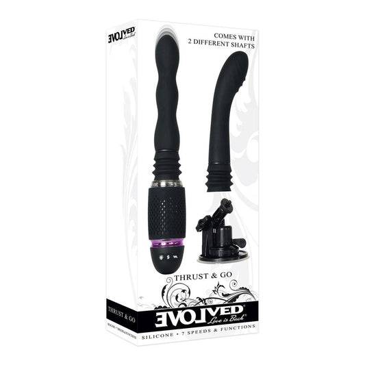 Evolved Thrust & Go Powerful Pocket Sized Pleasure with Thrusting Action - - G-Spot Vibrators
