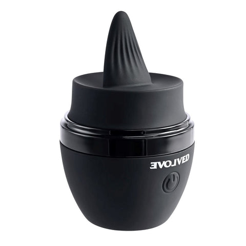 Evolved TONGUE TIED Clit stimulator with Textured Flicking Tongue - Finger and Tongue Vibrators