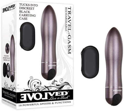 Evolved Portable Pleasure Rechargeable Waterproof Travel Vibrator - Bullet Vibrators