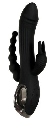 Evolved Trifecta Triple Shaft Vibrator with 10 Speed Stimulation - Rabbit Vibrators