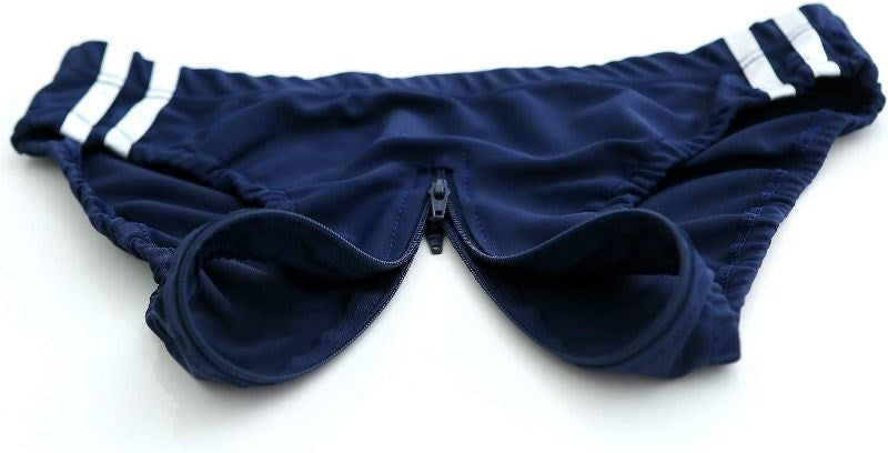 Execute Lingerie Dual Zip Microfiber Bloomer Luxe Lingerie Upgrade - - Her Fetish