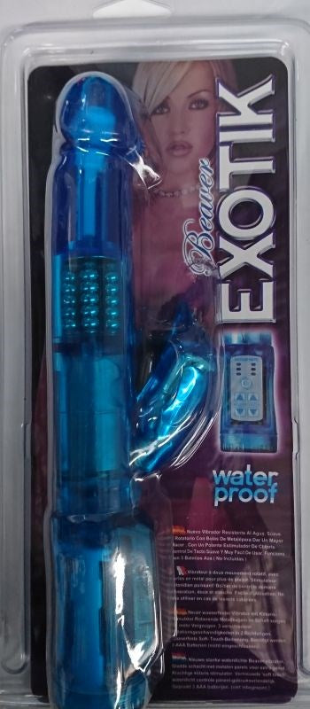 Seven Creations Exotik Beaver Vibrator with Dual Stimulation Design - - Rabbit Vibrators