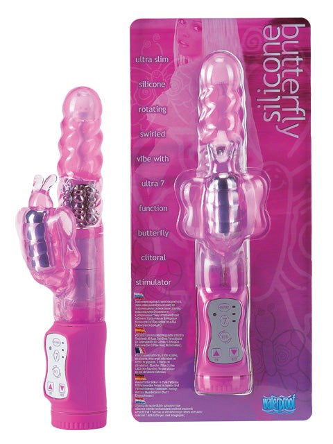 Seven Creations Sensual Silicone Butterfly Vibrator Explore Erotic Pleasure - - Rabbit Vibrators