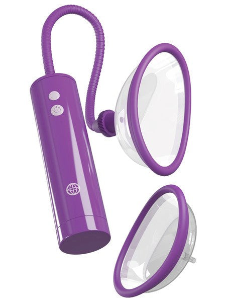 Pipedream Products Fantasy For Her Rechargeable Pleasure Pump Kit Dual Cup - - Pussy And Clit Toys