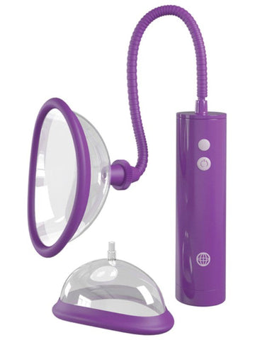Pipedream Products Fantasy For Her Rechargeable Pleasure Pump Kit Dual Cup - Pussy And Clit Toys