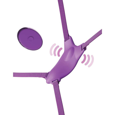 Pipedream Products Fantasy For Her Ultimate Butterfly Strap On Vibrator - Strap On Sextoys