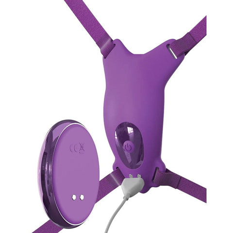 Pipedream Products Fantasy For Her Ultimate Butterfly Strap On Vibrator - Strap On Sextoys