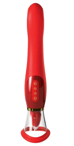 Pipedream Products Fantasy for Her Ultimate Pleasure 24K Gold Edition Vibrator - Clit Ticklers and Pulsators