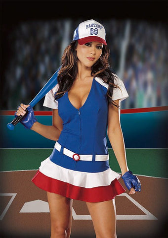 Dream Girl Lingerie Fantasy Player Costume Sports Themed Roleplay Outfit - Fancy Dress Ups